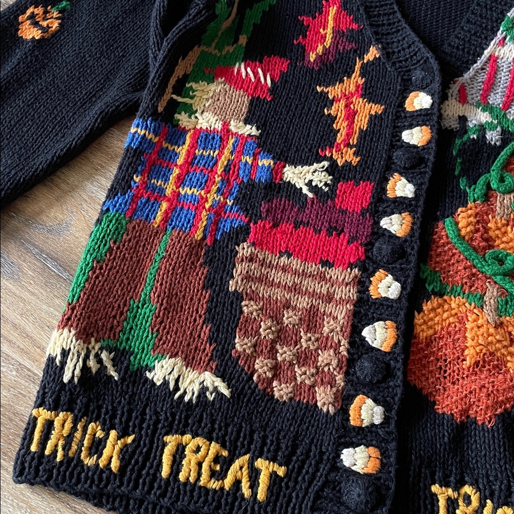 1993 Halloween Vintage Cardigan Susan Bristol - Picture 4 of 16